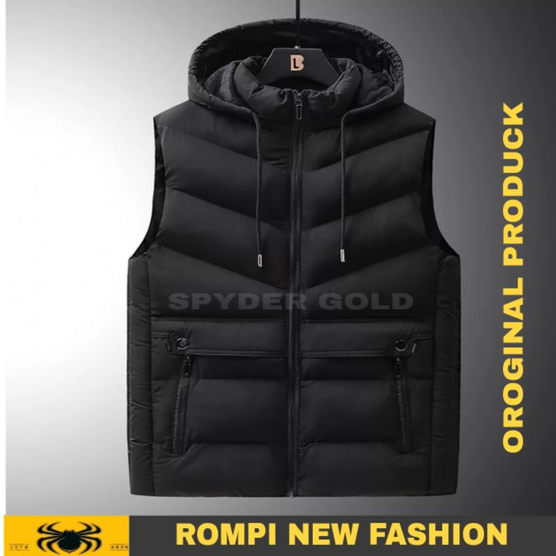 Jaket Modis Pria Musim Dingin Baru 2021 Rompi Termal Pria Rompi Tanpa Lengan Kasual Mantel Panas Ber