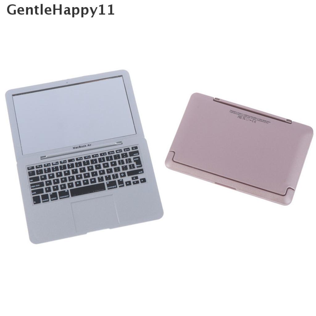 Gentlehappy Mainan Cermin Saku mini Bentuk laptop Untuk Anak Perempuan