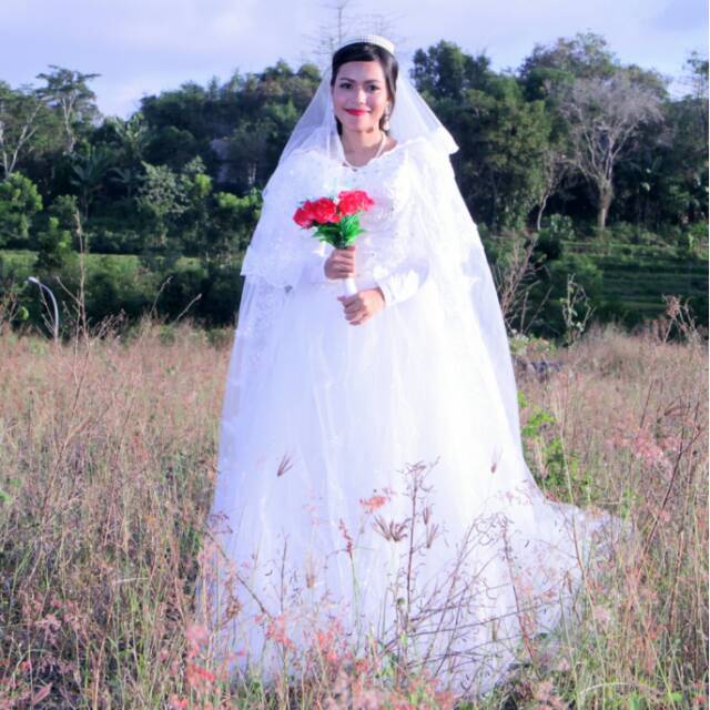 Gaun Pengantin Murah Simple Princess 1