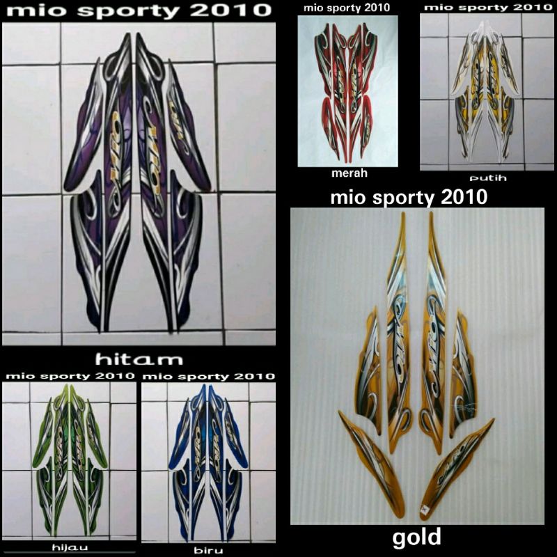 Striping list body motor MIO sporty 2010