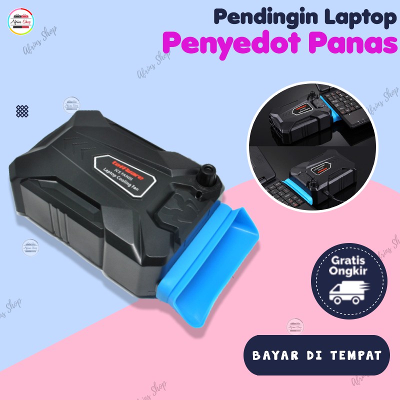 Jual Pendingin Kipas Laptop ICE FAN 3 Universal Laptop Vacuum Cooler