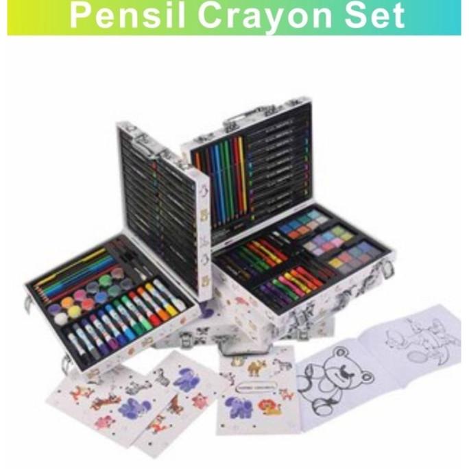

HH296 MB - Crayon Art Set 145 pcs set Crayon Mewari Ak Alat Lukis Ak A