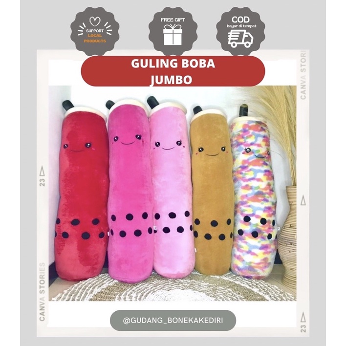 GULING BOBA BESAR BONEKA BOBA SUPER JUMBO BONEKA BOBA PANJANG GULING TIDUR