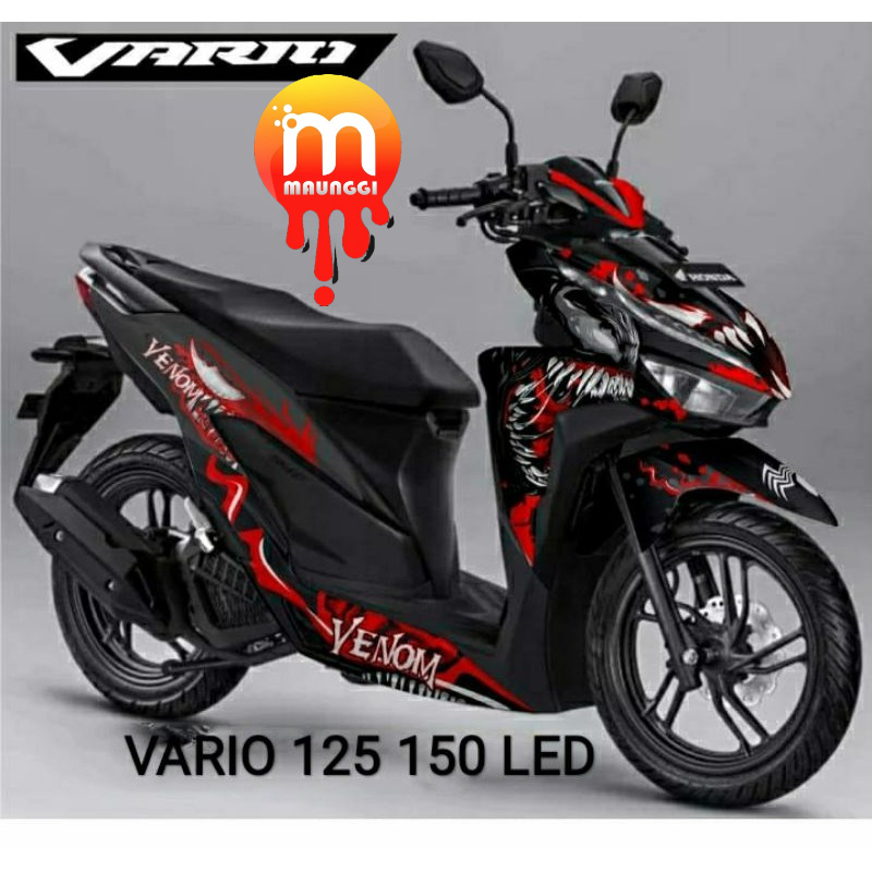 Decal vario 125 led Striping vario 150 full body Sticker motor Stiker vario 125 150 led full body