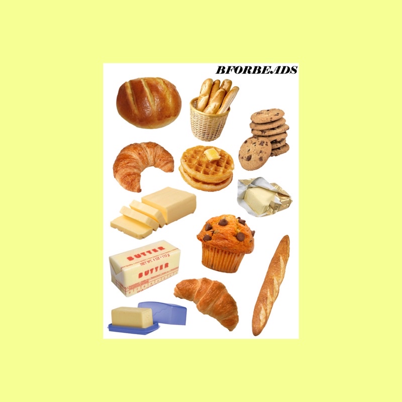 

[BFORBEADS] Butter deco sticker | deco sticker | polco | sticker | bullet journal