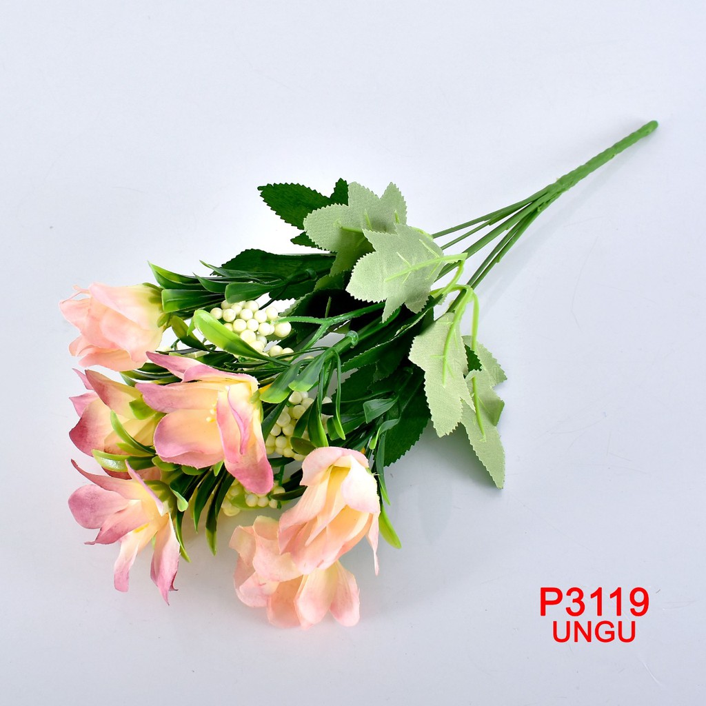 TIB  /COD  P3119 ( 1 KG BISA 37 PCS) BUNGA BUKET BUNGA ARTIFICIAL BUNGA DEKORASI RUMAH / PESTA-6