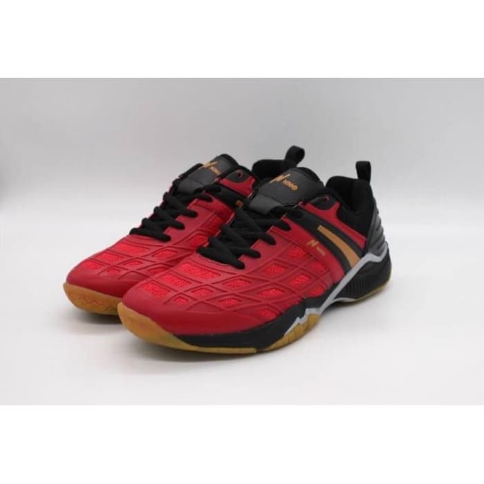 SEPATU BADMINTON NIMO COURT KING 01 MERAH