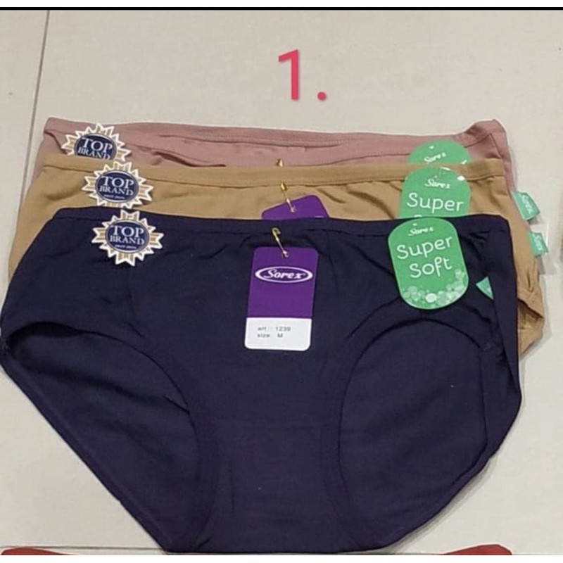 CD Celana Dalam Sorex Original L tersedia Banyak warna