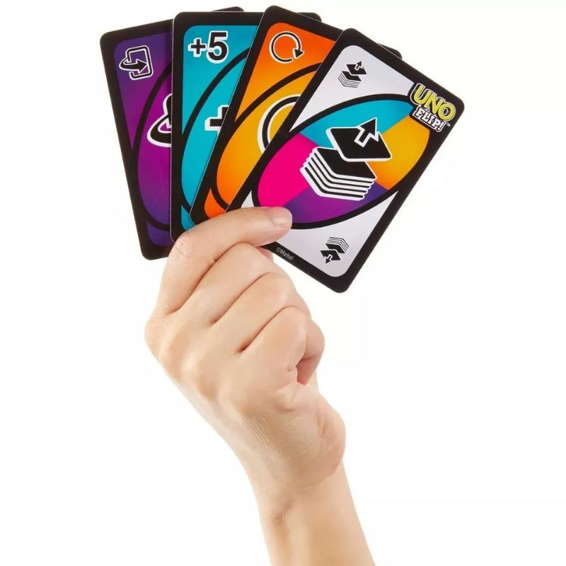 Image of Mainan Kartu Flip Card UNO Flip Card Game #3