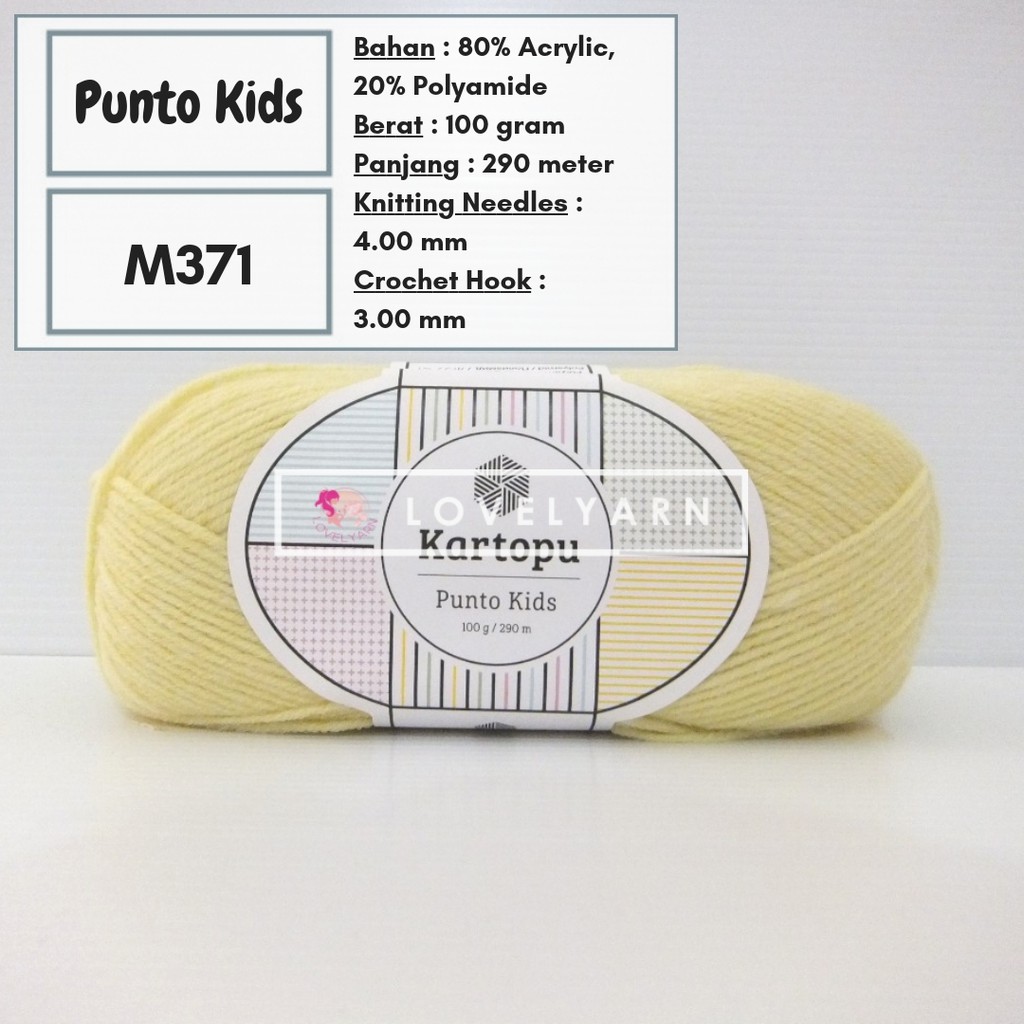 Benang Rajut Kartopu Punto Kids - M371