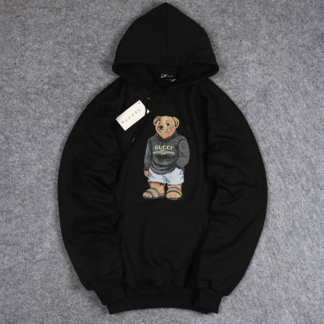 gucci black and gold hoodie
