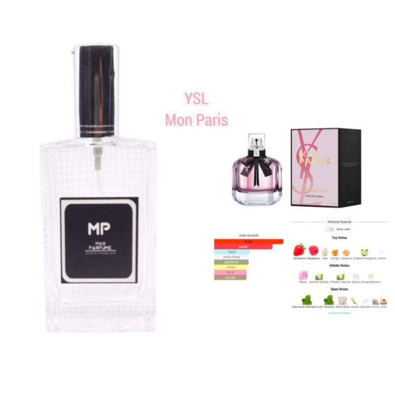 PARFUM WANITA YSL MON PARIS 99% SETARA ORIGINAL