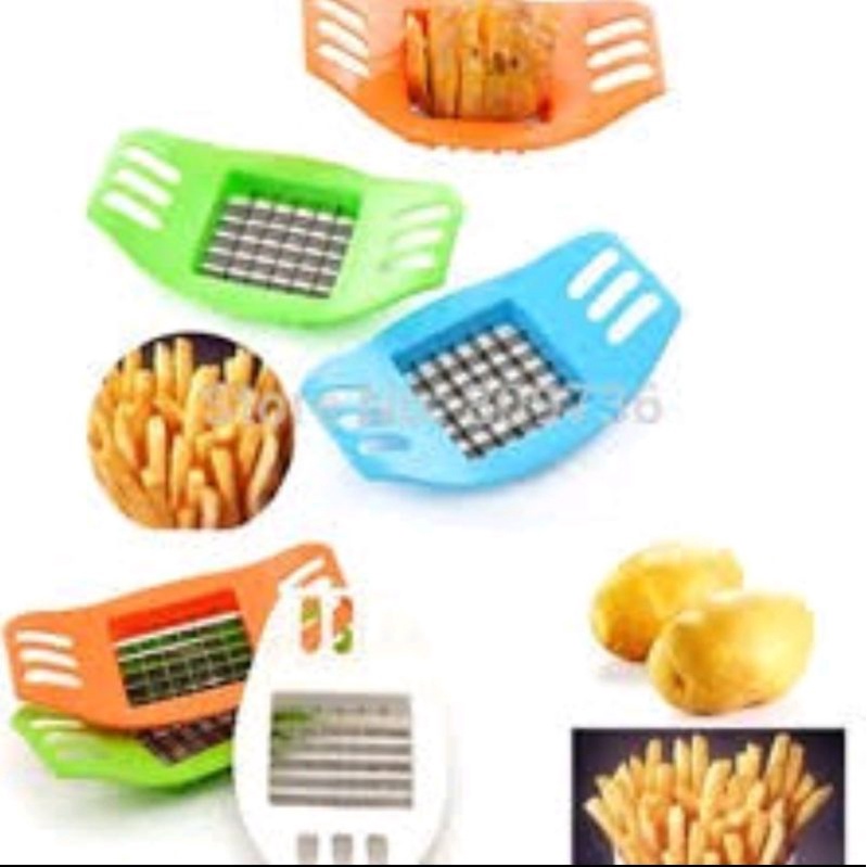 Pisau Pemotong Kentang Praktis Potato Chips Cutter Slicer