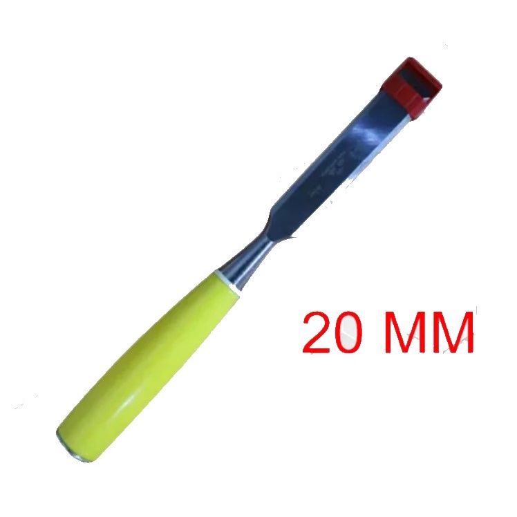 Pahat Kayu 3/4" (20MM) Pahat Ukir Kayu Gagang Fiber Tatah Kayu 3/4 Tatah Ukir Kayu Pahat Kayu Ukir W