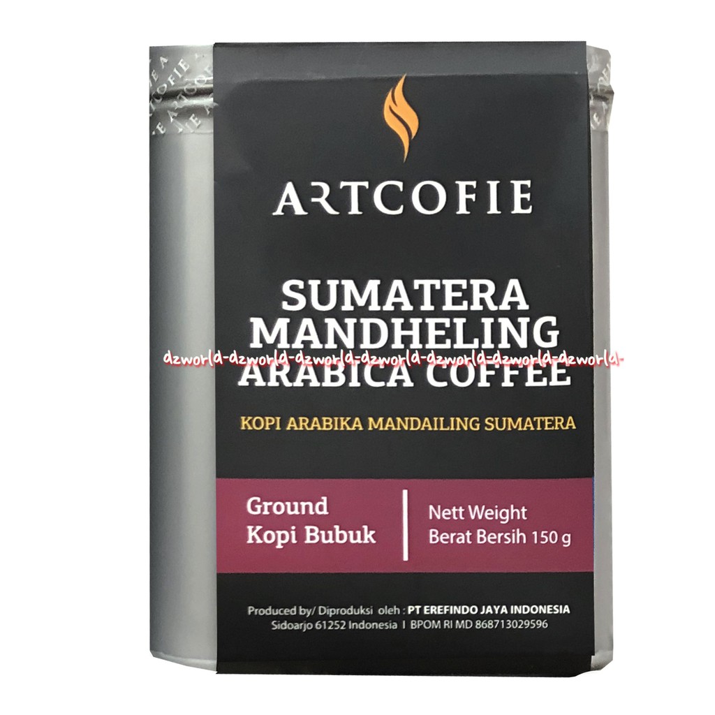 Artcofie Mandheling Coffee 150gr Kopi Bubuk Kaleng Mandaeling Sumatera  Art Coffee Art kopi