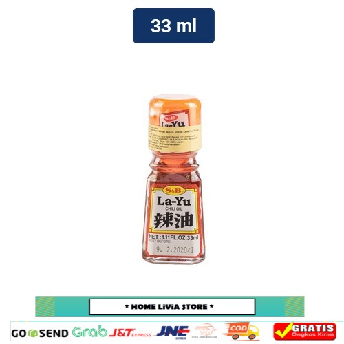 

S&B La-Yu Chili Oil Minyak Cabe 33 mL