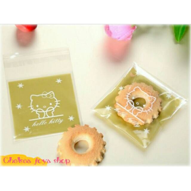 

Plastik bungkus kue, cookies, permen, roti, asesoris, fancy, coklat/7x7cm.