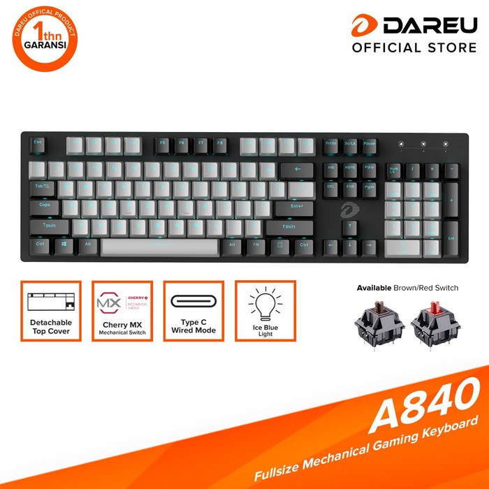 DAREU EK-840 Mechanical Keyboard Cherry MX