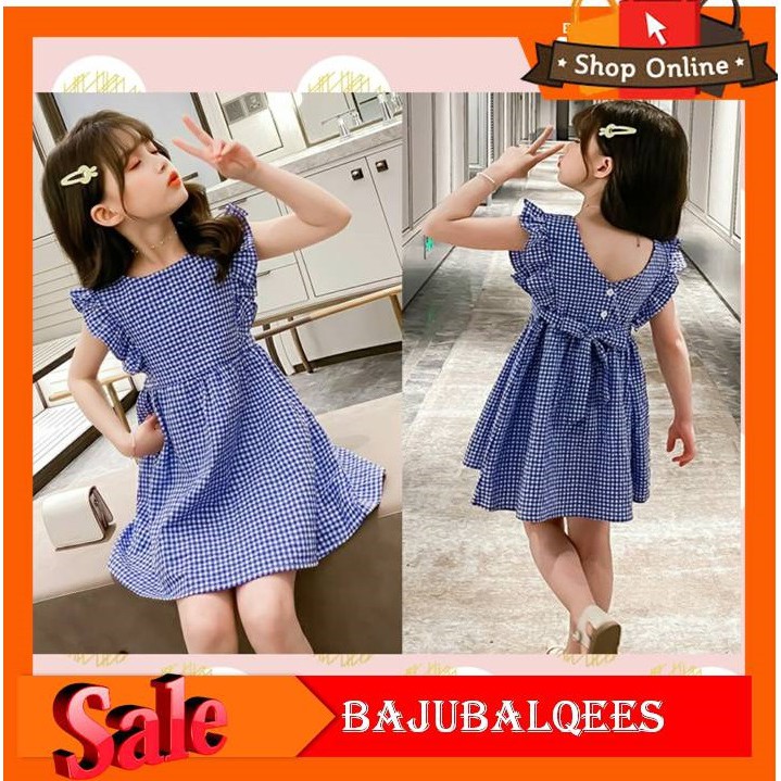 gaun pesta anak dress anak perempuan 5 - 6  tahun mewah cantik elegan princess ultah modern kekinian