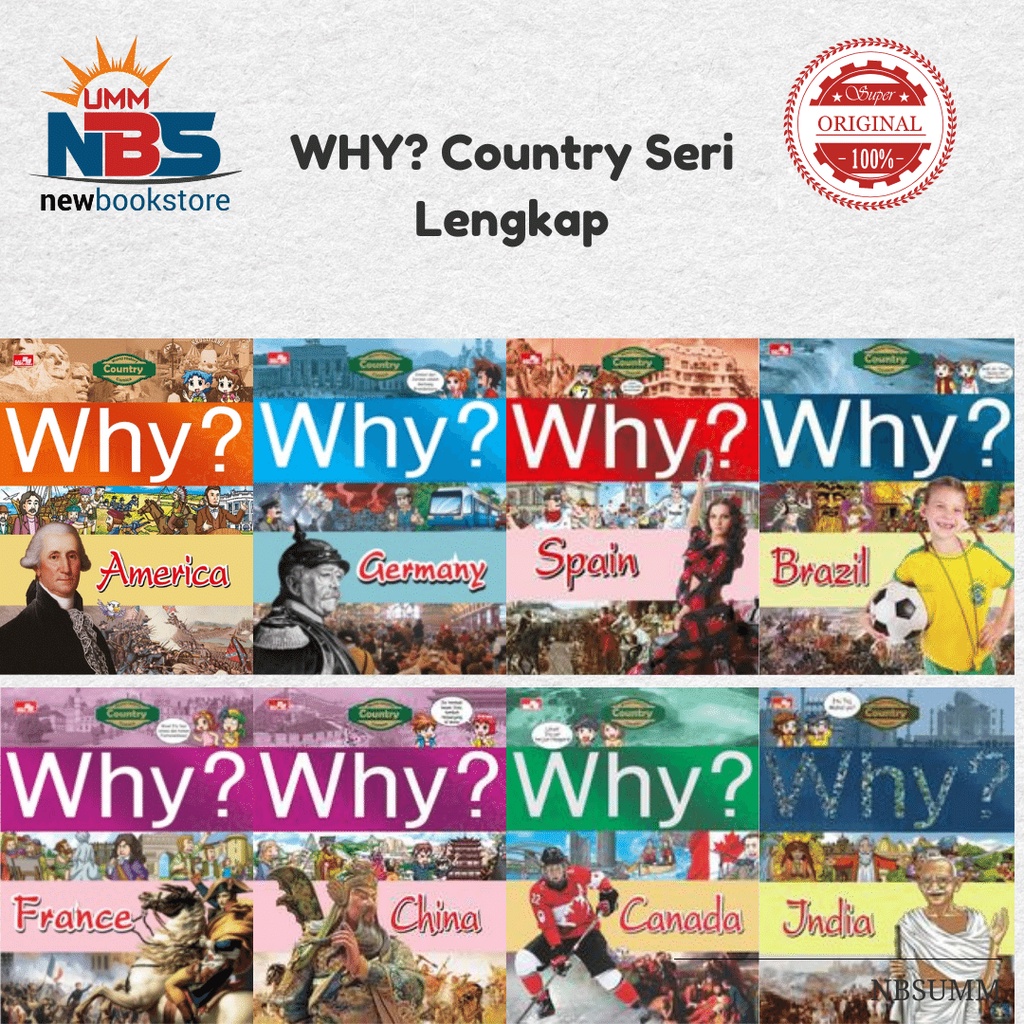 Seri Why? Country Lengkap : Why? China , Why? France , Why? America , Why? Germany , Why?Spain , Why