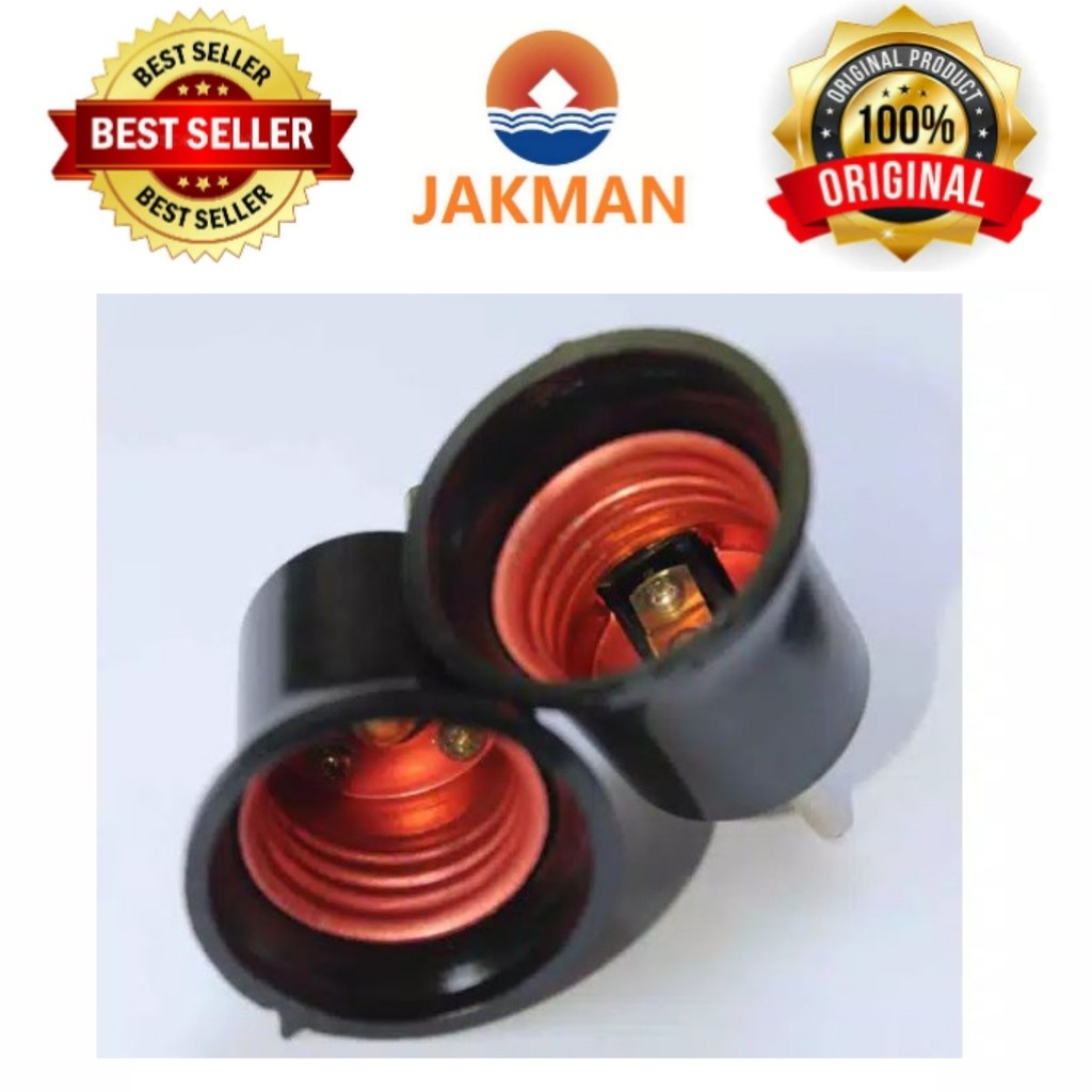 FITTING COLOK / FITTING MURAH / FITTING LAMPU / FITTING HITAM / F1038