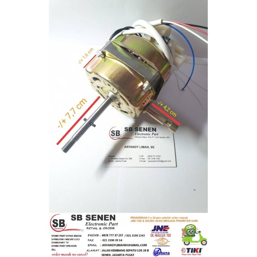 MOTOR / DINAMO KIPAS ANGIN DINDING MIYAKO