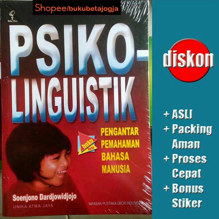 Jual Psikolinguistik, Pengantar Pemahaman Bahasa Manusia - Soenjono ...