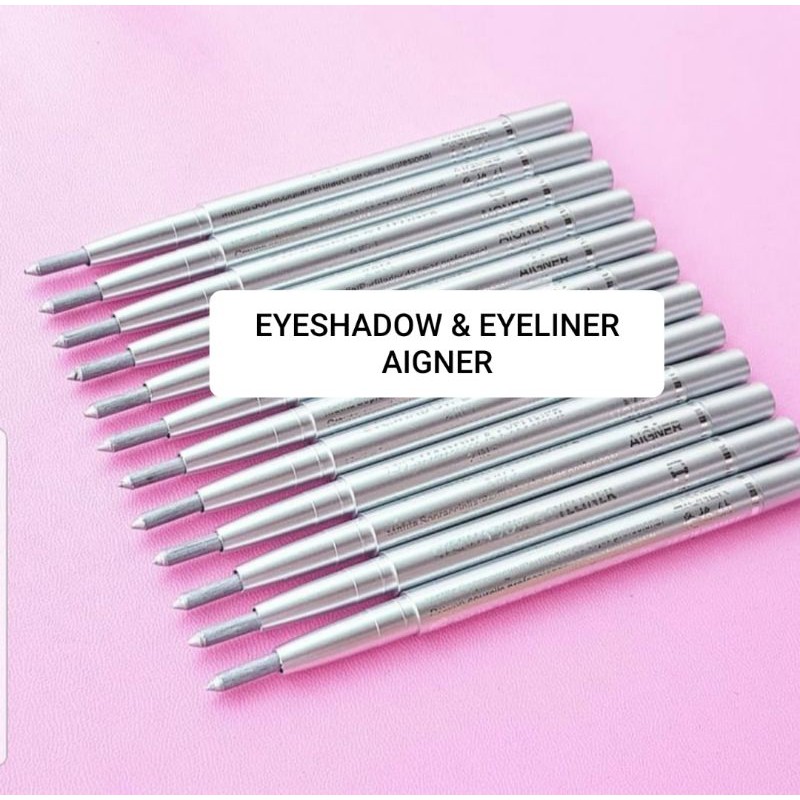 [12 pencil] AIGNER EYESHADOW &amp; EYELINER 2in1 PENCIL PUTAR