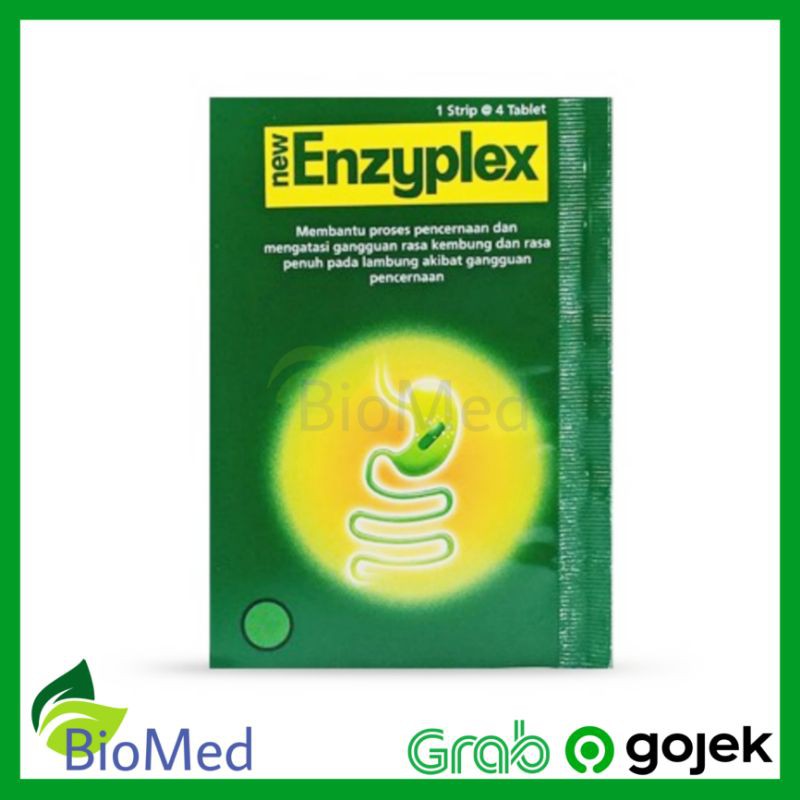 Enzyplex Tablet - Obat Kembung Maag Lambung Begah