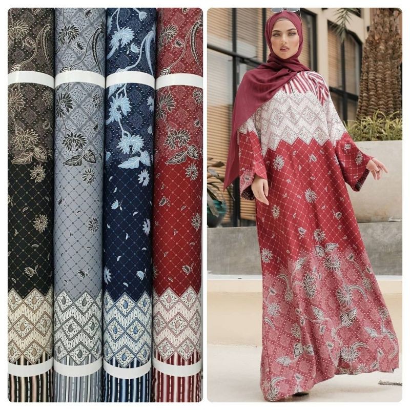 Kain Gamis Maxmara Lux Motif Boutique (harga per 0.5m)