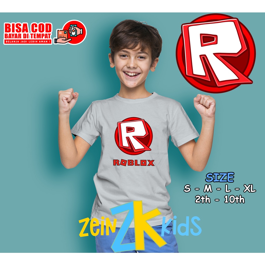 Kaos Anak Roblox LOGO / T Shirts Kids Logo Roblox