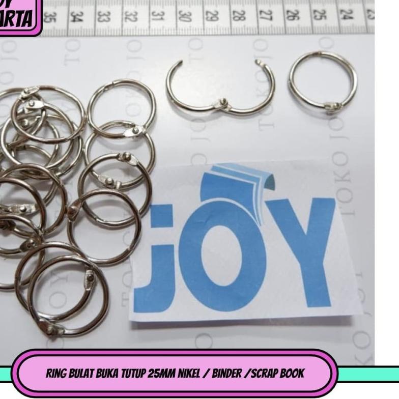 

Best - 100pcs RING BINDER 25MM Ring Buka Tutup Mekanik 2,5cm ホ