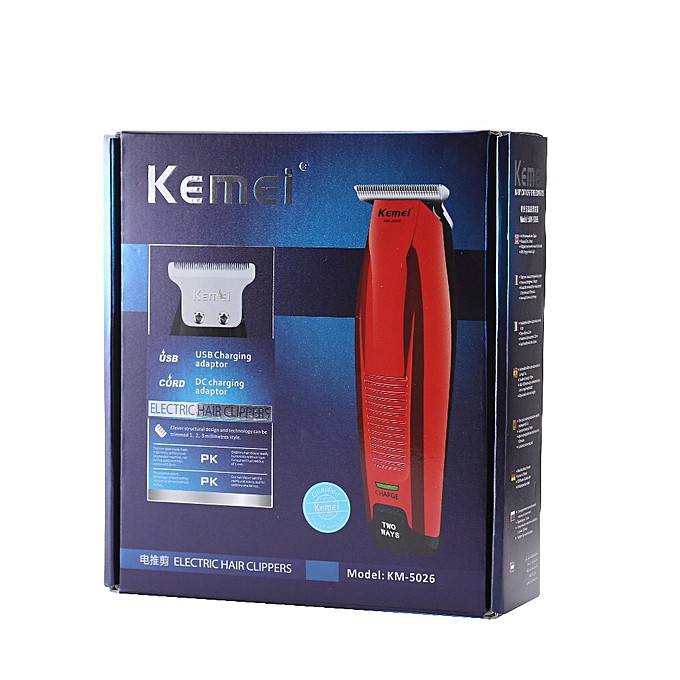 Hair Clipper Kemei Alat Cukur KM-5026 Trimmer Mesin Cukur Rambut Cordless