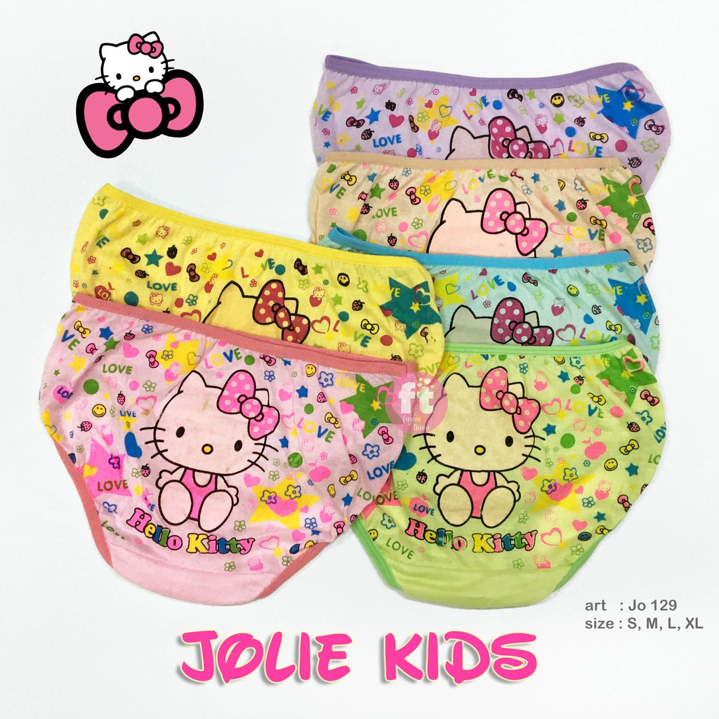 JOLIE KIDS | Celana Dalam Anak Cewek Motif Karakter