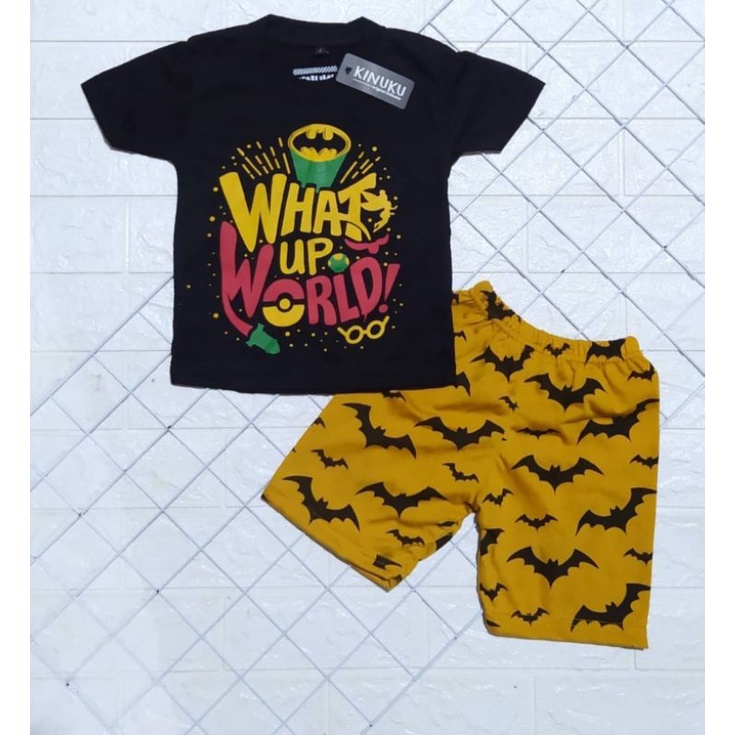 setelan kaos anak kinuku