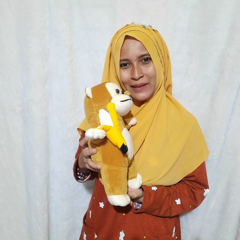 boneka monyet Jos S pisang george pisang