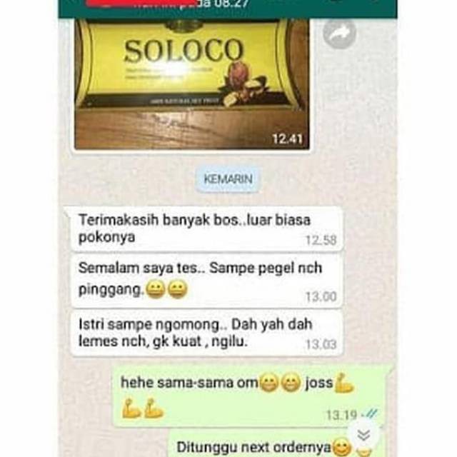 

Terbukti Mujarab ( BACA DESKRIPSI ) SOLOCO PERMEN COKLAT ASLI ORIGINAL
