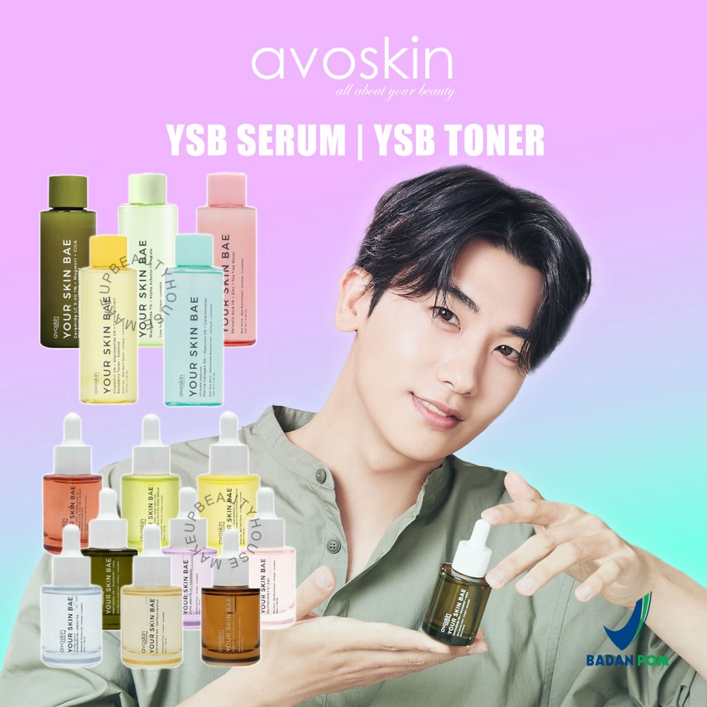 AVOSKIN YSB Your Skin Bae Serum/ Toner/ Mini Kit - Niacinamide | Salicylic | Hyacross | Collagen | A