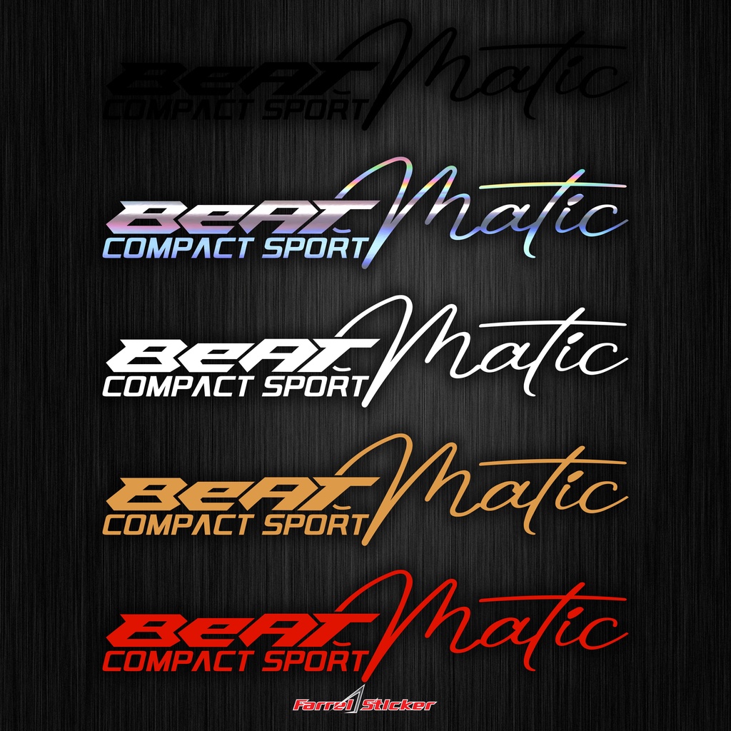 STIKER BEAT MATIC STICKER BEAT MATIC COMPACT SPORT