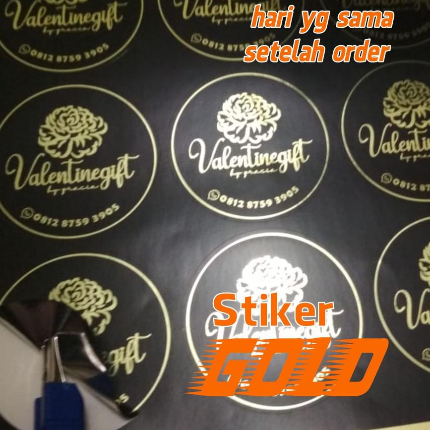 

D0S✡ Stiker Vinyl Gold Silver Hologram CUTTING Oke Price