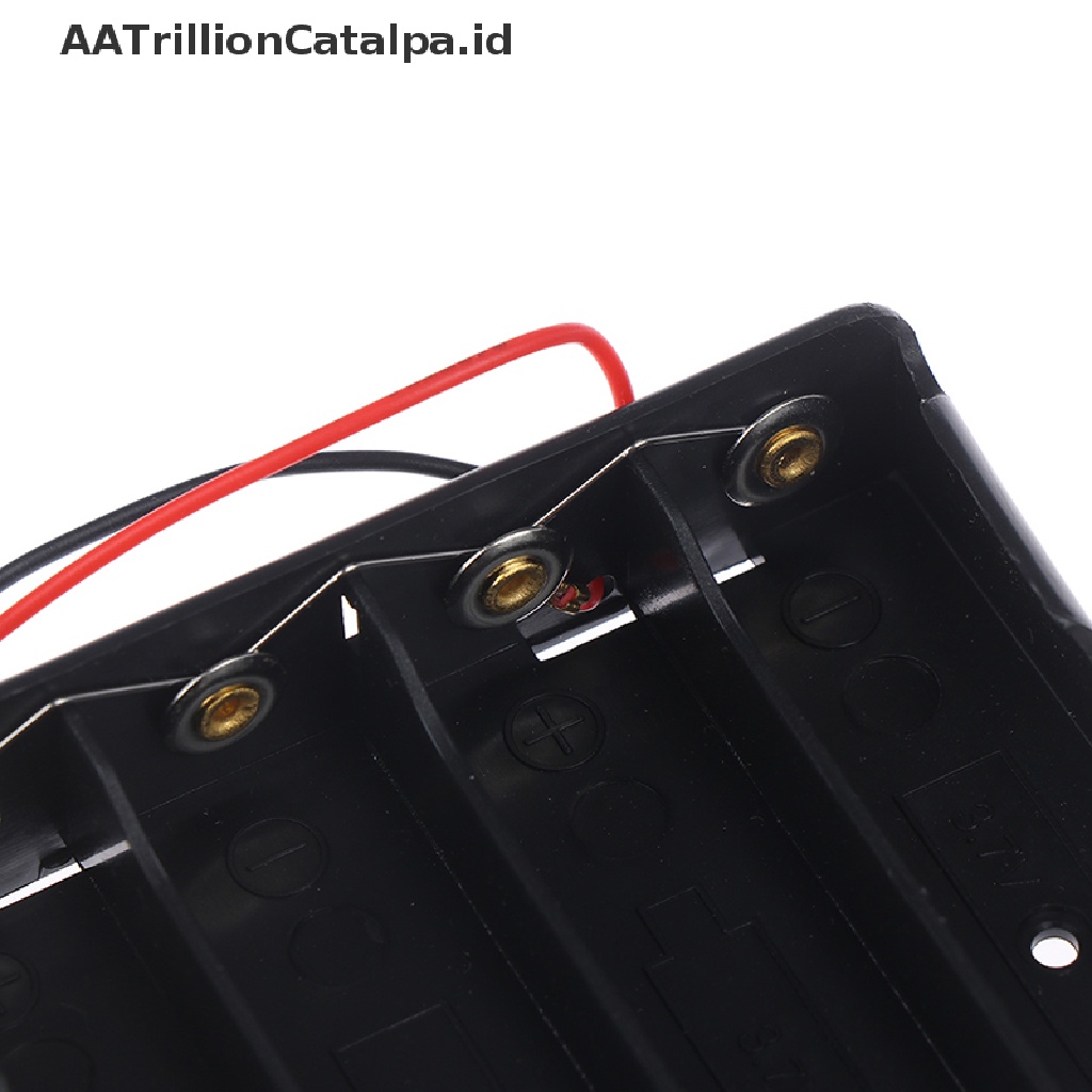 1pc Case Holder Penyimpanan Baterai Li-ion 18650 Bahan Plastik Untuk 2 / 3 / 4x3.7V