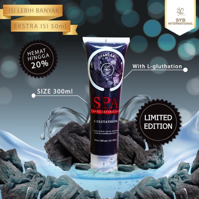 BODY SPA CHARCOAL SYB [BODY SPA HITAM]