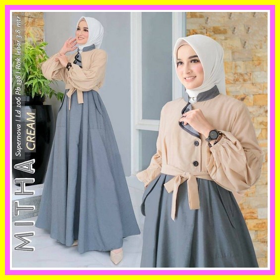 Gamis Wanita Elegan Dress Hari Raya Terbaru 2022 Remaja Gamis Ibu Ibugamis Muslim Gamis Hari Raya Ra