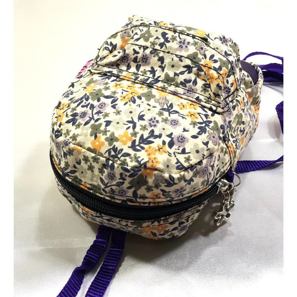 Tas Selempang Sling Bag Wanita Anak Kanvas Motif Ransel Mini Lucu Isabella