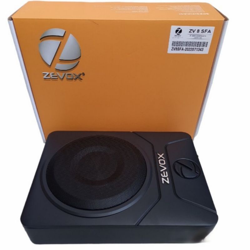 SUBWOOFER AKTIF KOLONG ZEVOX ZV 8  SFA SUBWOOFER AKTIF KOLONG JOK ORIGINAL