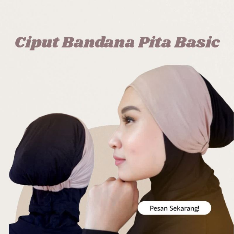 Ciput Bandana Basic||Bandana Pita Kaos Super