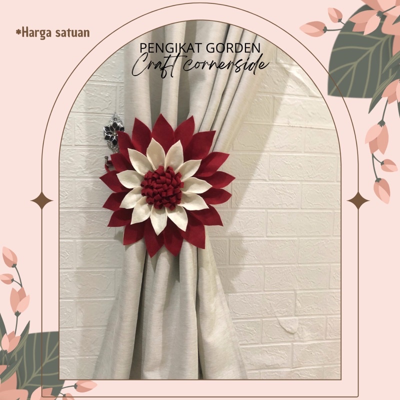 Tali Gorden / Ikat Gorden / Tali Hordeng / Tali Pengikat Gorden / Tasel Gorden / Tassel Gorden motif