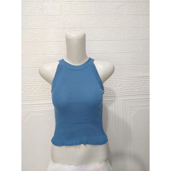 Ella Crop Top - Tank Top Rajut Wanita - Inner Knit