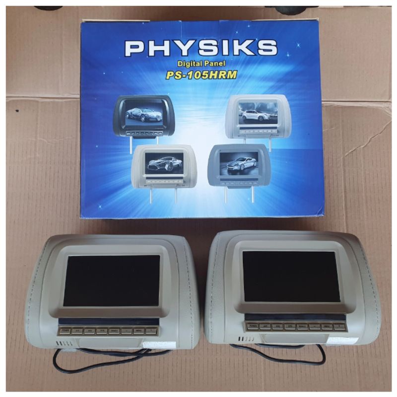 Head Rest Monitor Layar 6,5 inch Merk Physiks