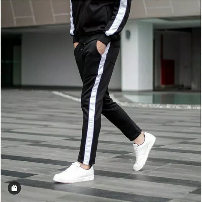 CELANA JOGGER PANJANG/JOGER/SWEATPANTS/STRIPES TRAINING SANTAI BEST SELLER